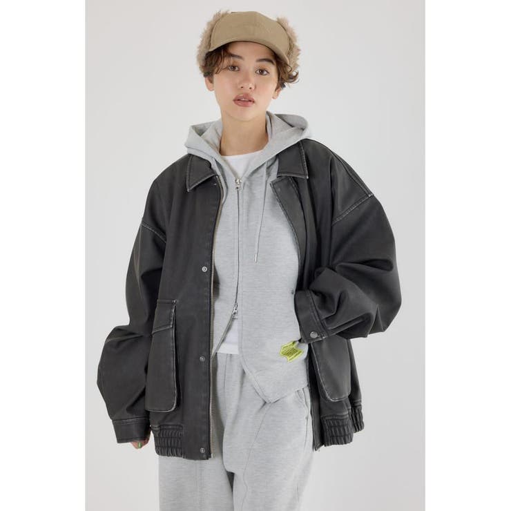 ヴィンテージフェイクレザーブルゾン | RODEO CROWNS WIDE BOWL | 詳細画像2 