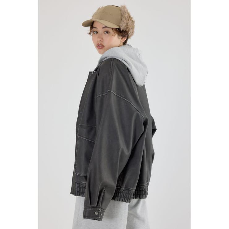 ヴィンテージフェイクレザーブルゾン | RODEO CROWNS WIDE BOWL | 詳細画像3 