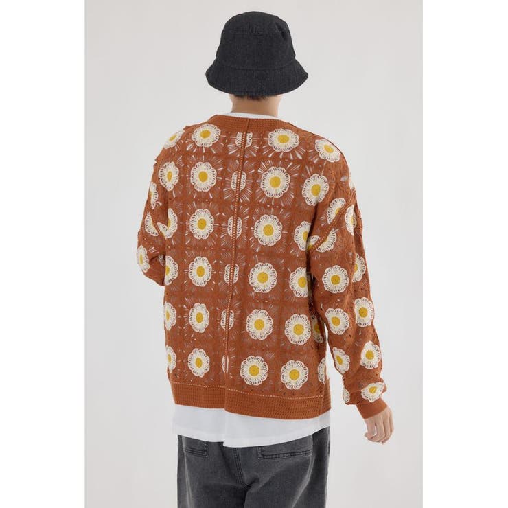 クロシェフラワーニットカーディガン | RODEO CROWNS WIDE BOWL | 詳細画像24