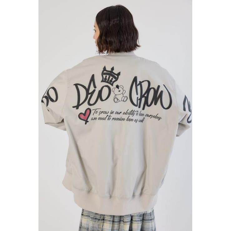 L/T.GRY1 | BRIDGE BEAR オーバーブルゾン | RODEO CROWNS WIDE BOWL