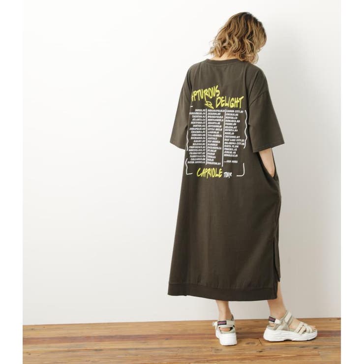 (WEB限定)TOUR Tシャツワンピース | RODEO CROWNS WIDE BOWL | 詳細画像3 