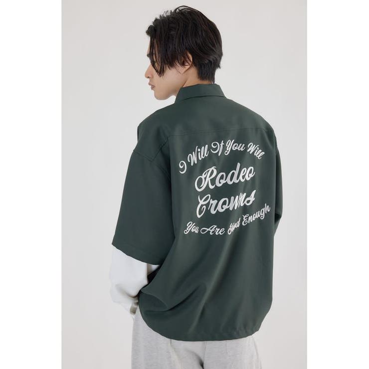 バックロゴレイヤードシャツ | RODEO CROWNS WIDE BOWL | 詳細画像22 