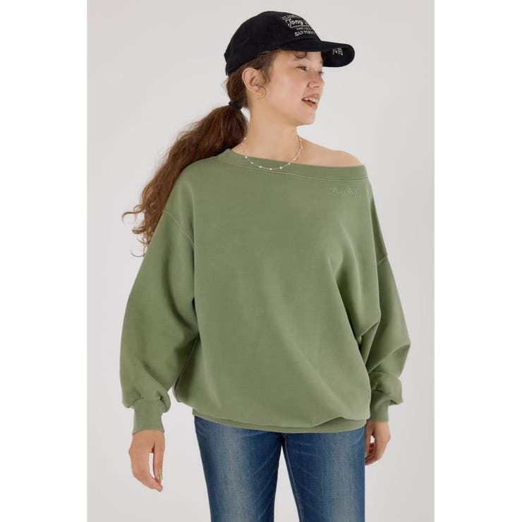 KHA | ワンショルダースウェットトップス | RODEO CROWNS WIDE BOWL