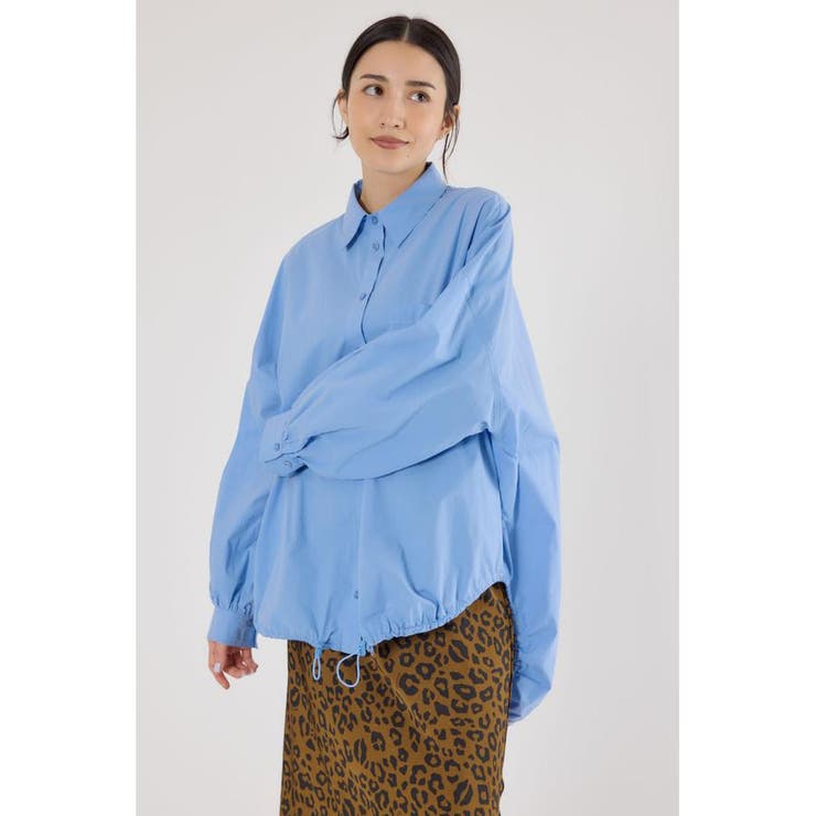 BLU | ドロストオーバーシャツ | RODEO CROWNS WIDE BOWL