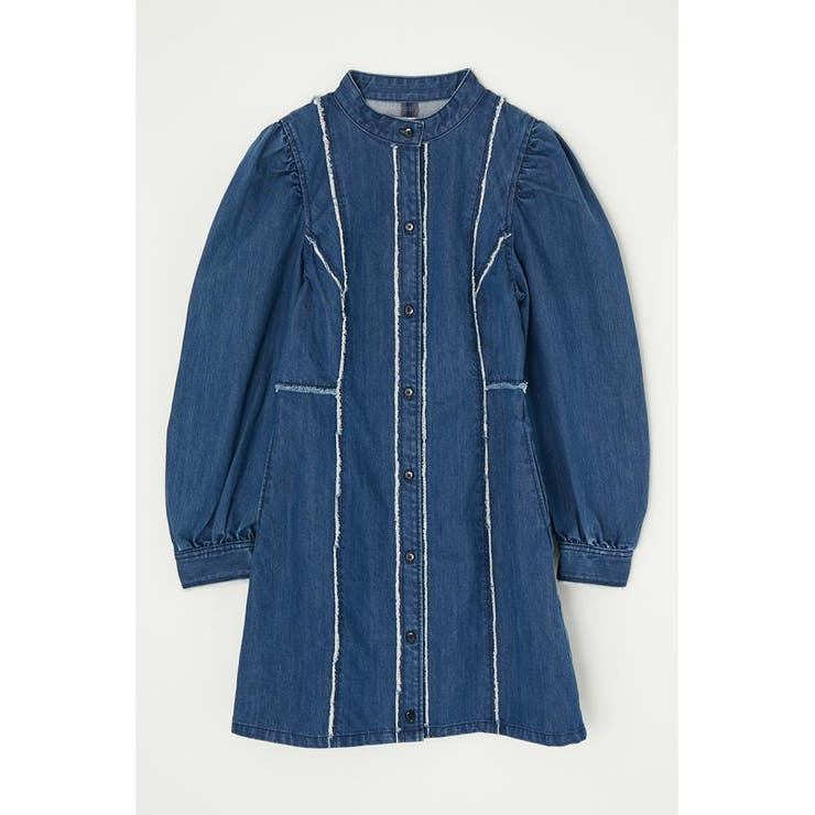 CUT OFF FRILL DENIM ドレス[品番：BJLW0019809]｜MOUSSY OUTLET（マウジー アウトレット）のレディースファッション通販｜SHOPLIST（ショップリスト）