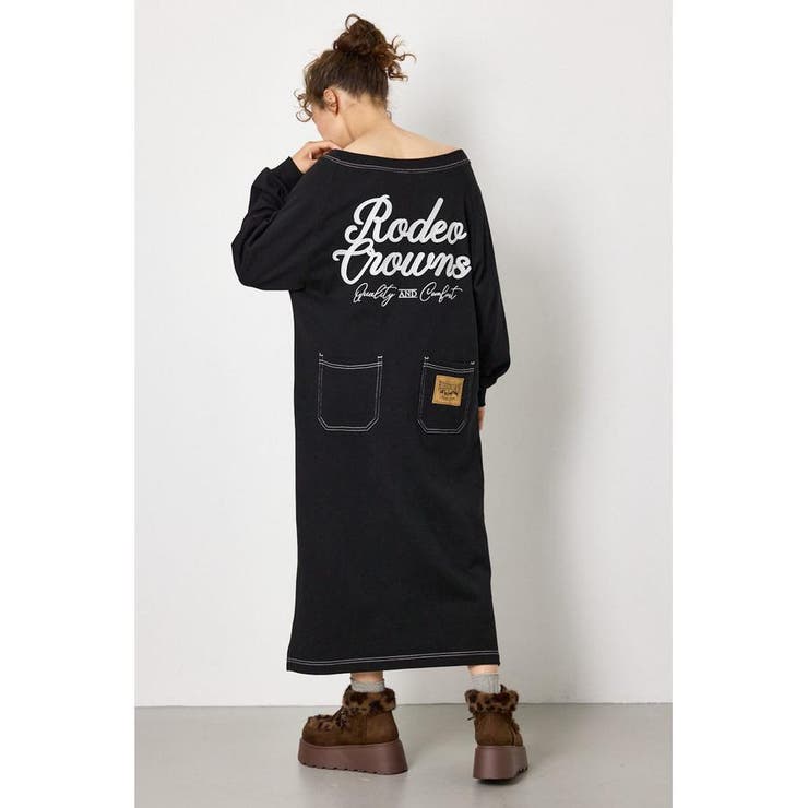 ラグランカラーステッチオフショルワンピース | RODEO CROWNS WIDE BOWL | 詳細画像5 