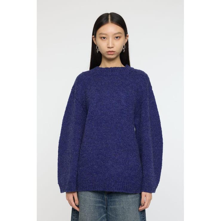 BLU | BRUSHED OVERSIZEDセーター | MOUSSY OUTLET