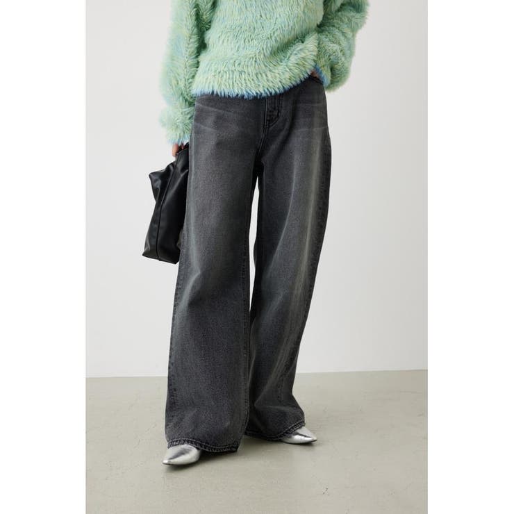 BLK | RC ハイウエストワイドデニム | RODEO CROWNS WIDE BOWL