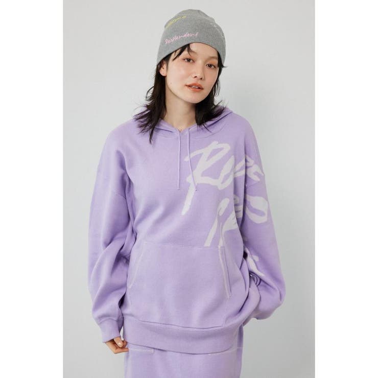 スウェットライクフロントロゴニットフーディー | RODEO CROWNS WIDE BOWL | 詳細画像11 