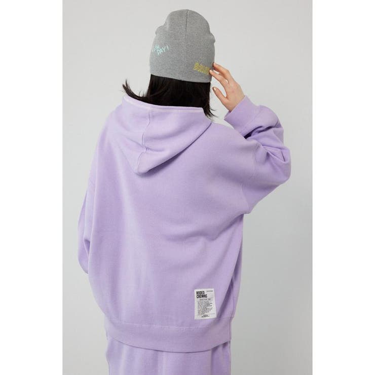 スウェットライクフロントロゴニットフーディー | RODEO CROWNS WIDE BOWL | 詳細画像13 