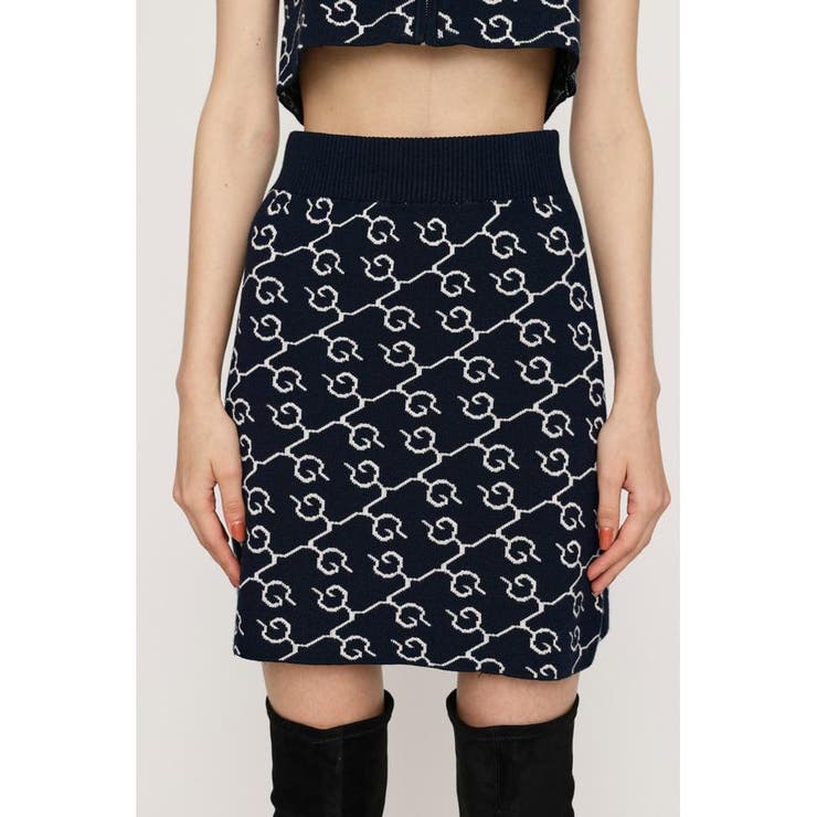 MONOGRAM JACQUARD ショートスカート | SLY OUTLET | 詳細画像10 