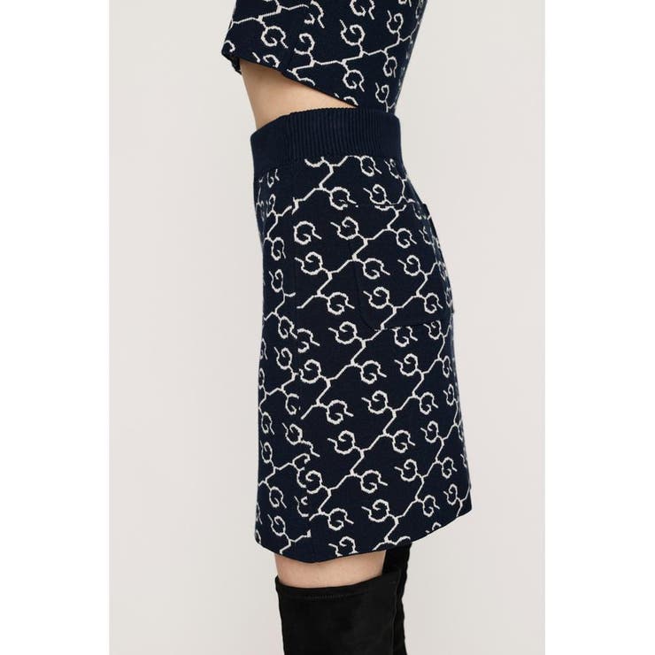 MONOGRAM JACQUARD ショートスカート | SLY OUTLET | 詳細画像11 