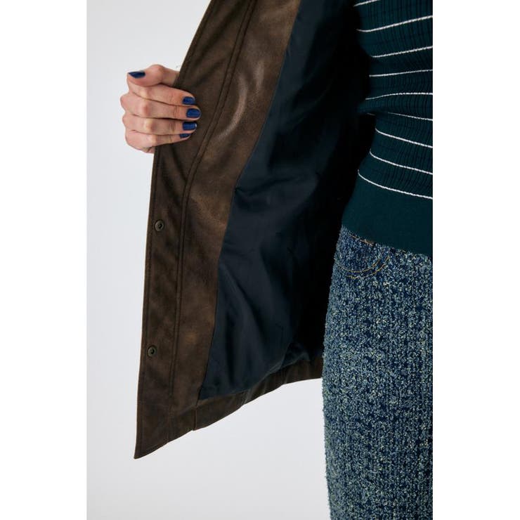 AGED F/LEATHER MIDDLE ジャケット | MOUSSY OUTLET | 詳細画像12 