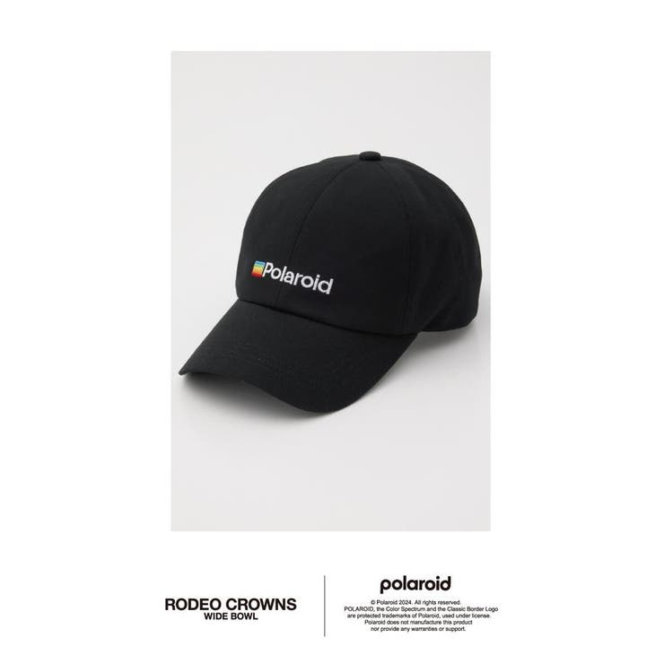 BLK | Polaroid ロゴキャップ | RODEO CROWNS WIDE BOWL
