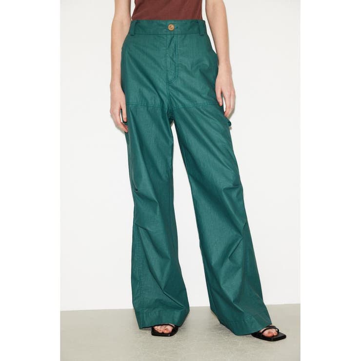 LINEN BLEND COATING WIDE パンツ | SLY OUTLET | 詳細画像1 