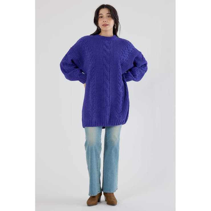 ケーブルモールニットワンピース | RODEO CROWNS WIDE BOWL | 詳細画像24 