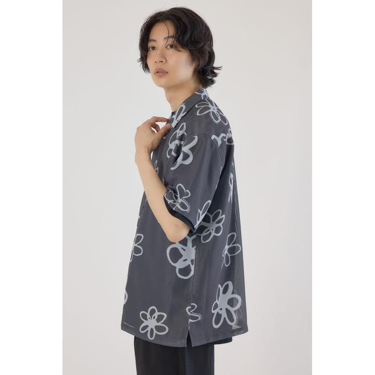 ポリメッシュフラワーシャツ | RODEO CROWNS WIDE BOWL | 詳細画像12 