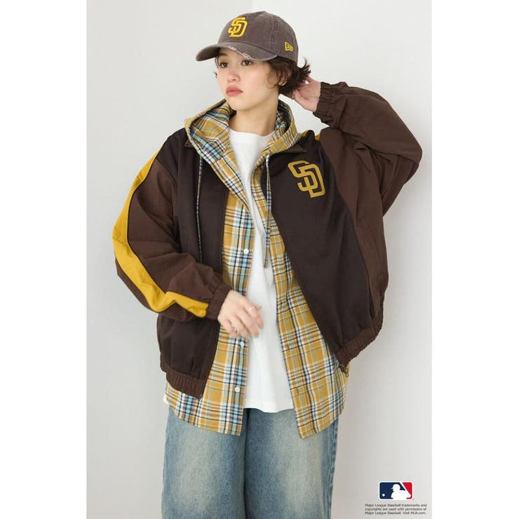 BRN | (MLB)ドッキングトラックジャケット | RODEO CROWNS WIDE BOWL