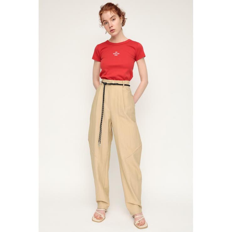 【SLY】パンツ スライ SLY OVER LOOSE CARGO パンツ （BLK） - ファッション