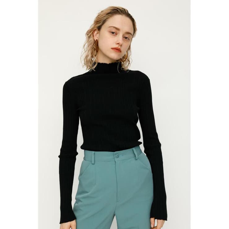 BLK | SOLID SHEER TURTLE HG トップス | SLY OUTLET