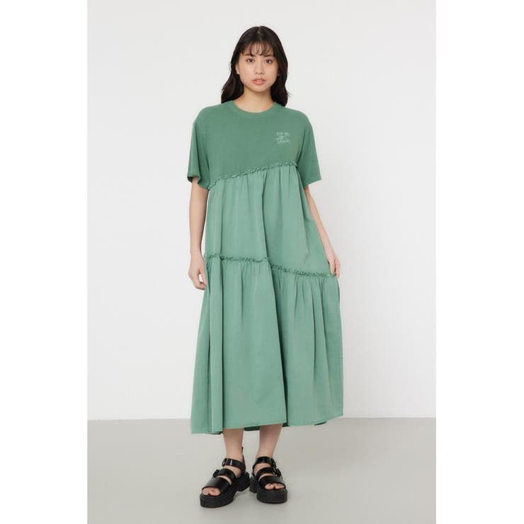 ピグメントギャザードッキングワンピース | RODEO CROWNS WIDE BOWL | 詳細画像17 