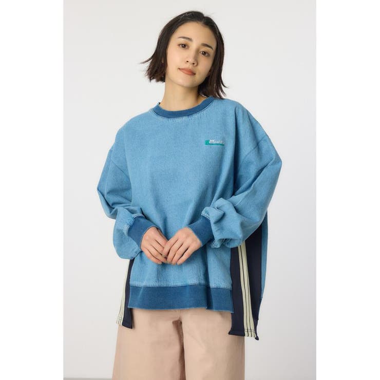 ラインドッキングデニムトップス | RODEO CROWNS WIDE BOWL | 詳細画像14 