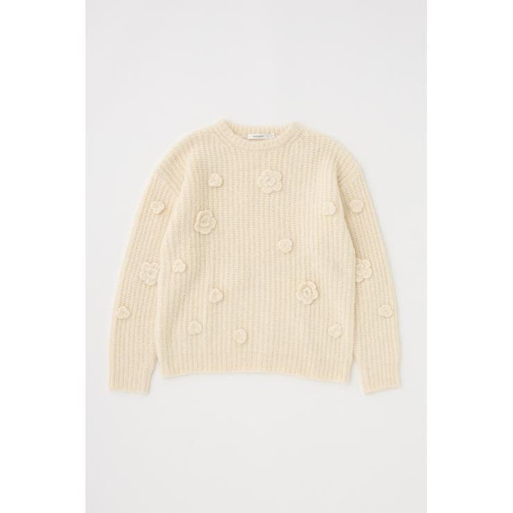 FLORAL MOTIF OVER セーター | MOUSSY OUTLET | 詳細画像6 