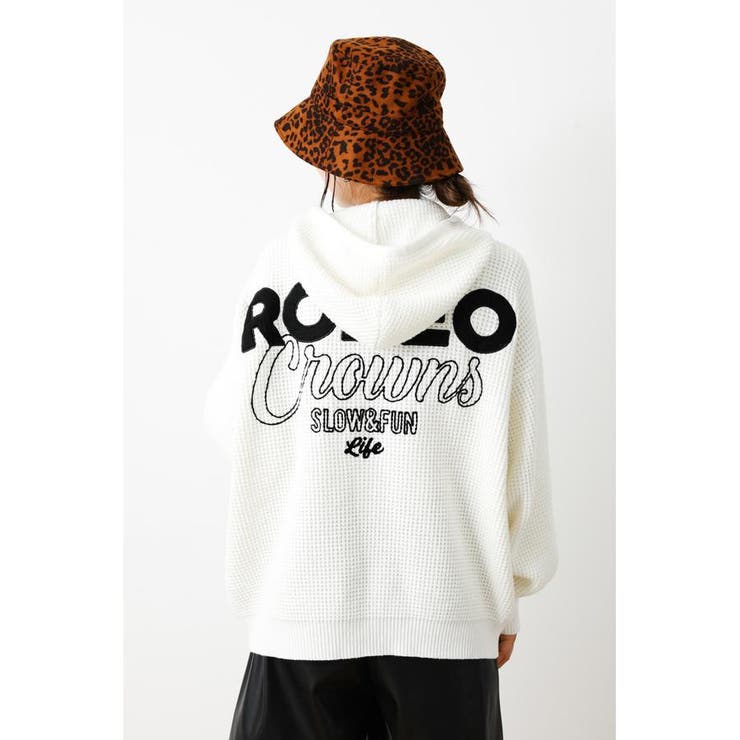CROSS LOGOワッフルニットフーディ[品番：BJLW0023845]｜RODEO CROWNS 