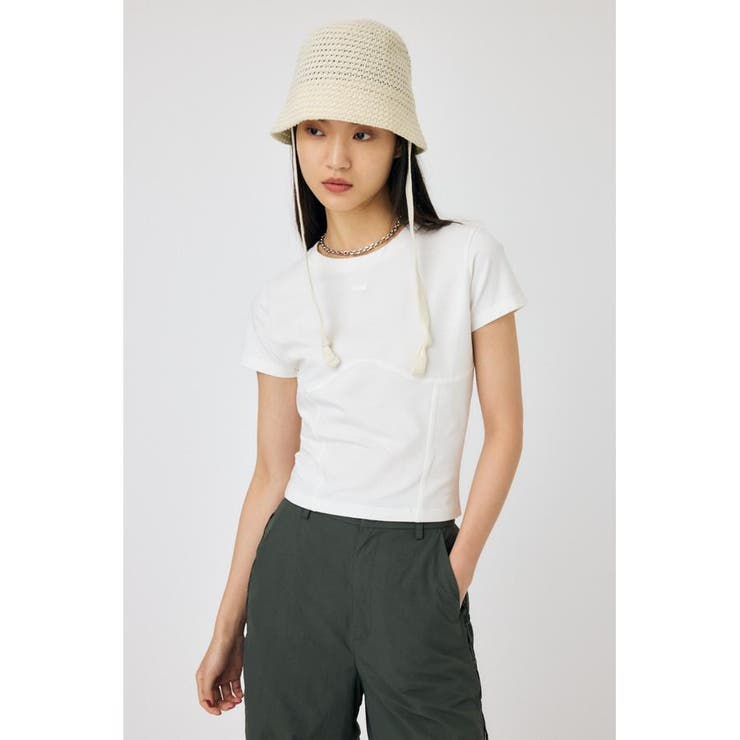 WHT | PIGMENT SWITCHING LOGO Tシャツ | MOUSSY OUTLET