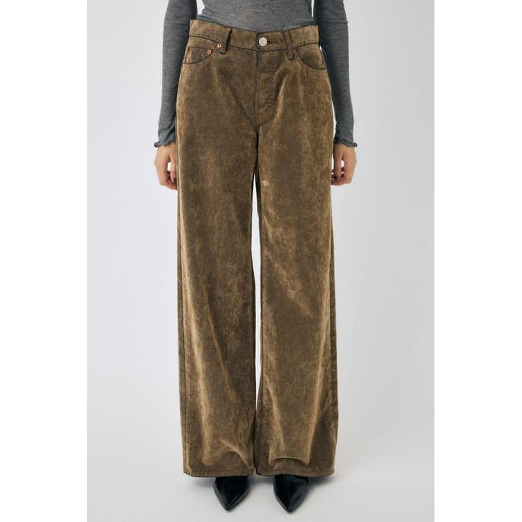BEG | MIDRISE CORDUROY バギー | MOUSSY OUTLET