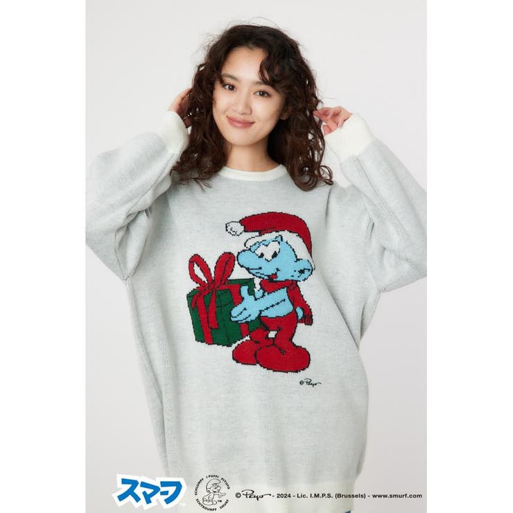 IVOY3 | (THE SMURFS)チュニックニットワンピース | RODEO CROWNS WIDE BOWL