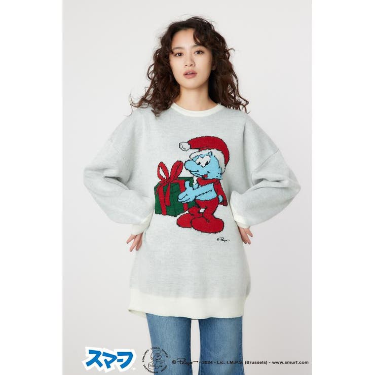 (THE SMURFS)チュニックニットワンピース | RODEO CROWNS WIDE BOWL | 詳細画像1 