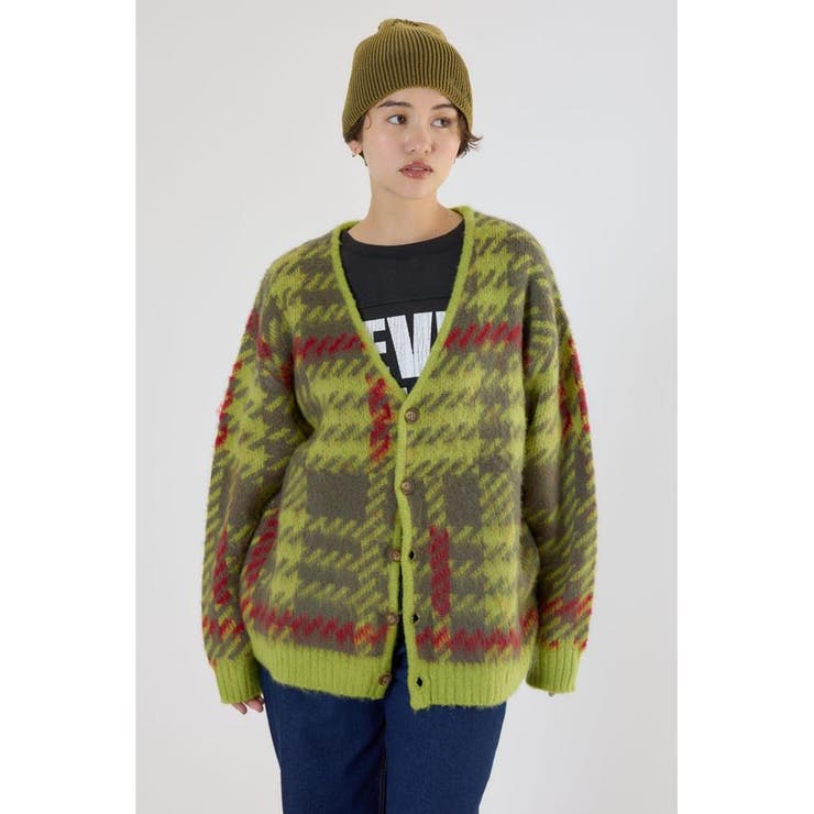 アソートシャギーニットカーディガン | RODEO CROWNS WIDE BOWL | 詳細画像15 