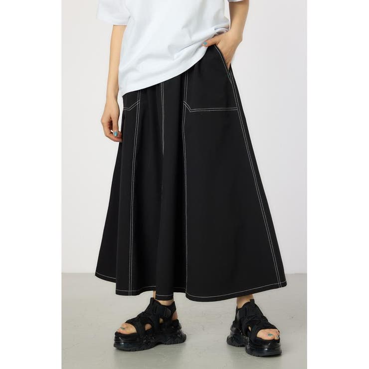 ストレッチステッチフレアスカート | RODEO CROWNS WIDE BOWL | 詳細画像1 