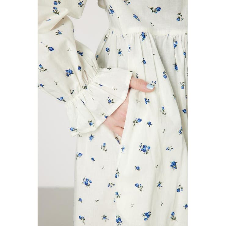 フラワーパターンフリルワンピース | RODEO CROWNS WIDE BOWL | 詳細画像12 