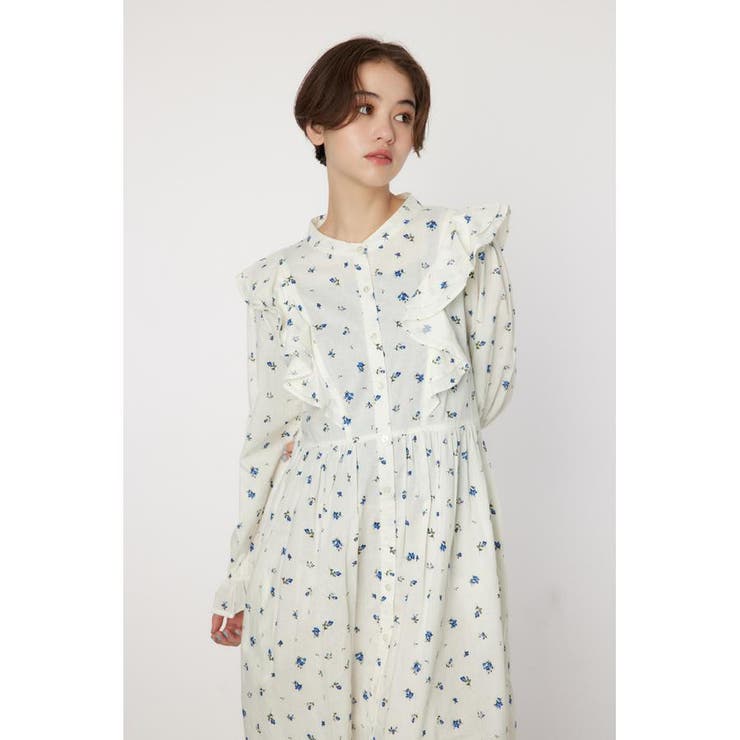 フラワーパターンフリルワンピース | RODEO CROWNS WIDE BOWL | 詳細画像6 