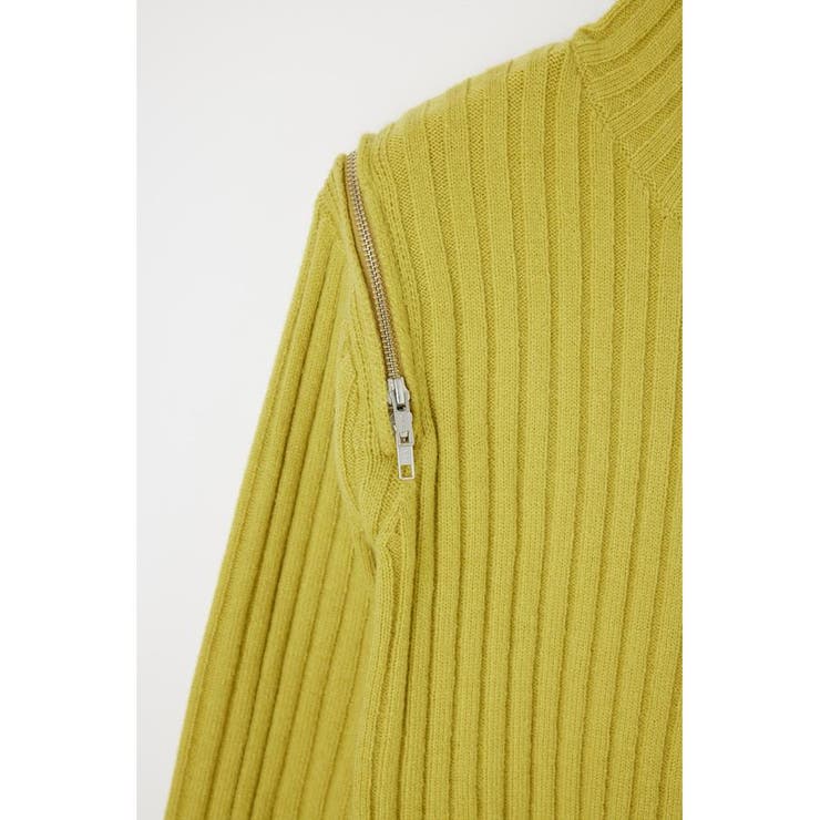 SHOULDER ZIP OPEN RIB MG トップス | SLY OUTLET | 詳細画像3 