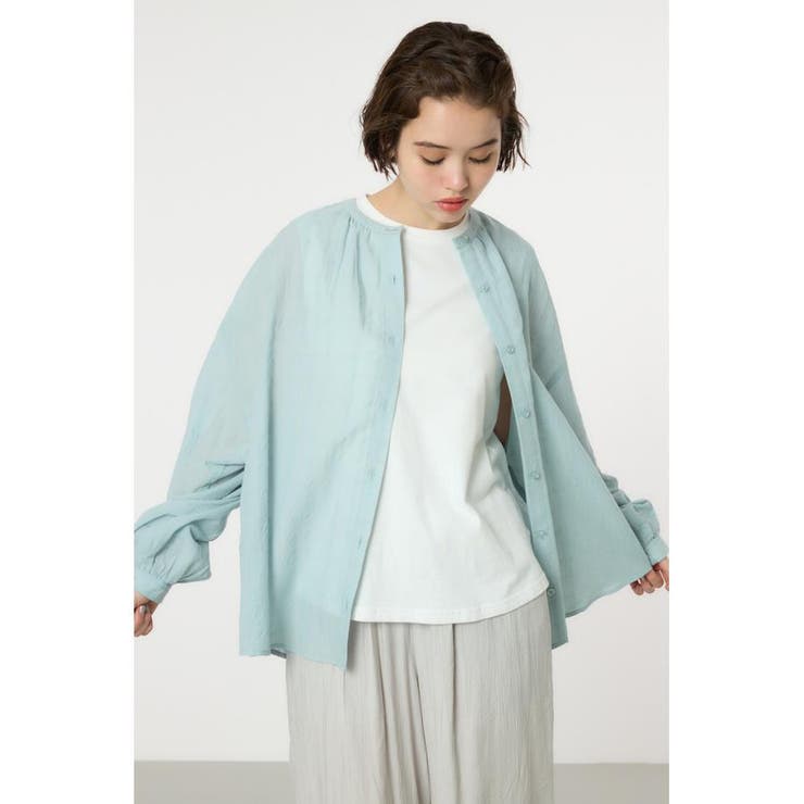 リネンライクロールアップシャツ | RODEO CROWNS WIDE BOWL | 詳細画像21 