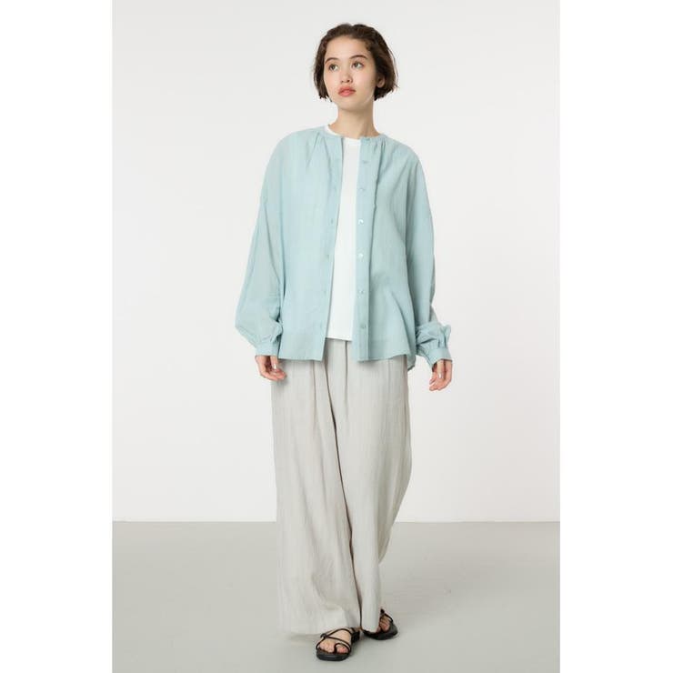 リネンライクロールアップシャツ | RODEO CROWNS WIDE BOWL | 詳細画像25 