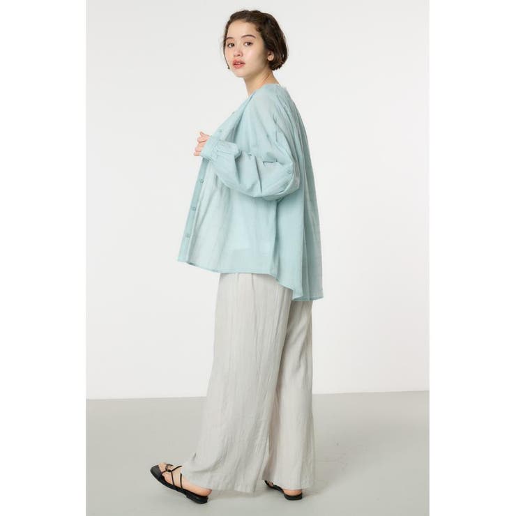 リネンライクロールアップシャツ | RODEO CROWNS WIDE BOWL | 詳細画像26 