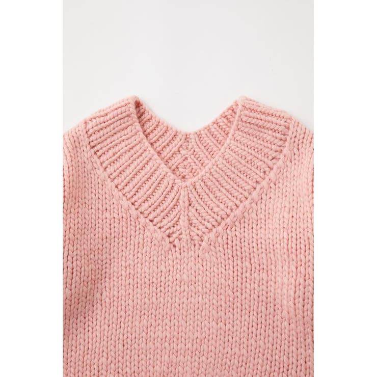 V NECK LOWGAGE ニット | MOUSSY OUTLET | 詳細画像6 
