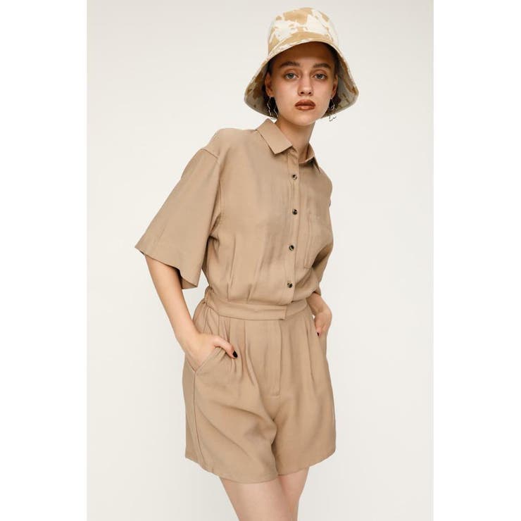 【新品】esutoreja プリーツロンパース　Pleats rompers SLY | PLEATS BELTED ロングワンピース (ワンピース(ロング