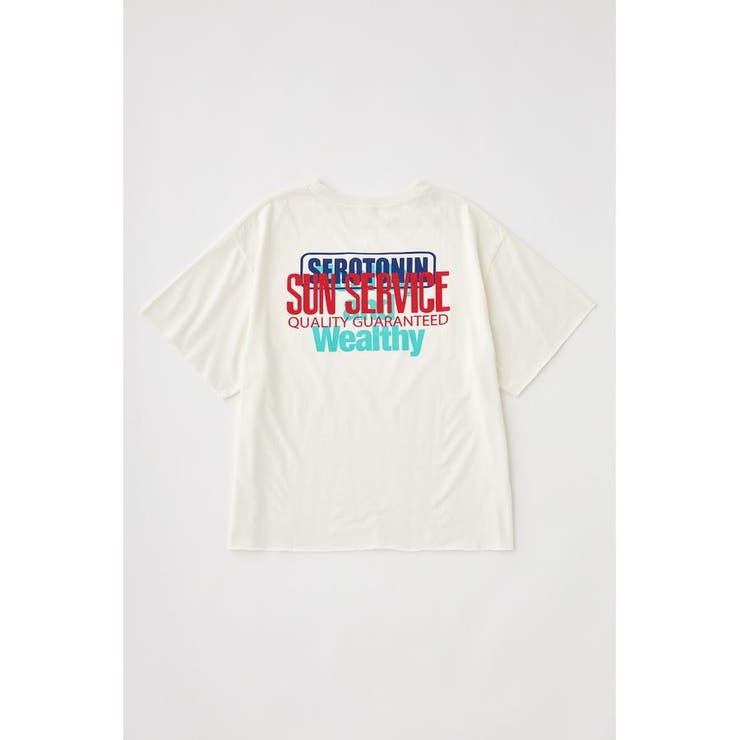 DAMAGED BACK LOGO Tシャツ | MOUSSY OUTLET | 詳細画像1 