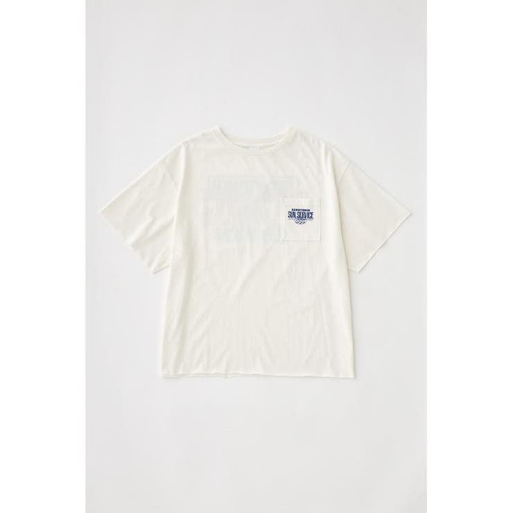 O/WHT1 | DAMAGED BACK LOGO Tシャツ | MOUSSY OUTLET