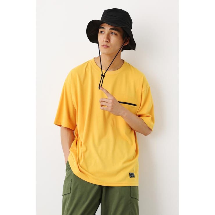 TRI-FUNCTION ファスナーポケットTシャツ[品番：BJLW0025924