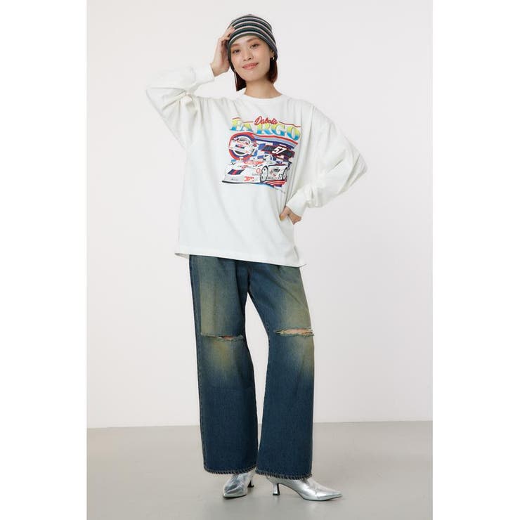 G/O AUTO RACING ロングTシャツ | RODEO CROWNS WIDE BOWL | 詳細画像4 