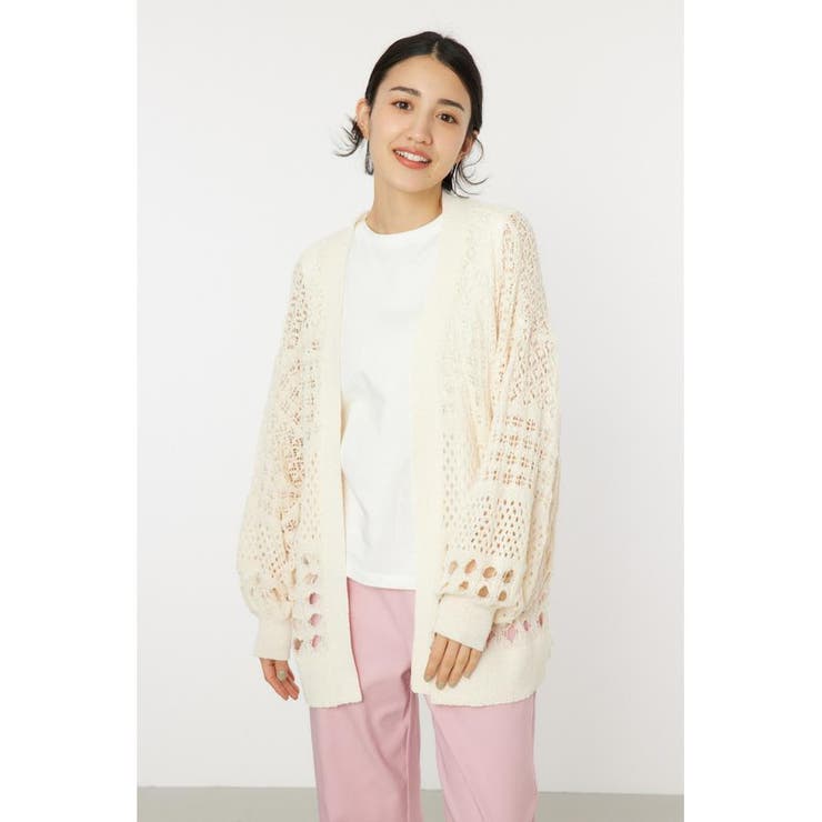 カラーニットボレロ | RODEO CROWNS WIDE BOWL | 詳細画像1 