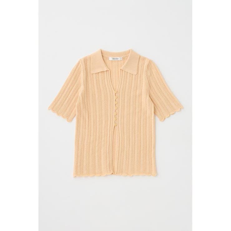 COTTON KNIT OPENWORK カーディガン | MOUSSY OUTLET | 詳細画像15 