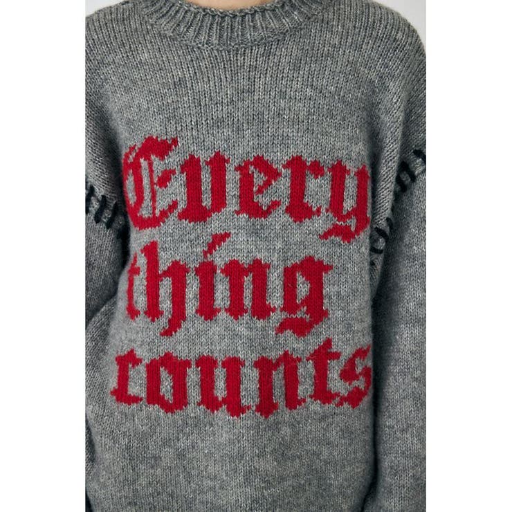KNITTED WORDS セーター | MOUSSY OUTLET | 詳細画像12 