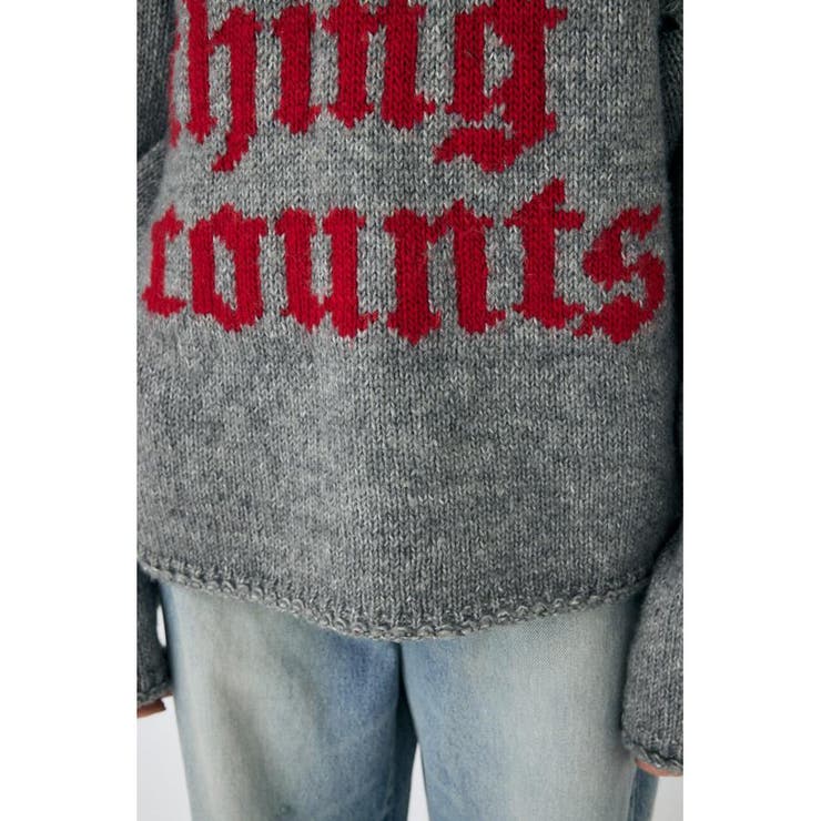 KNITTED WORDS セーター | MOUSSY OUTLET | 詳細画像16 